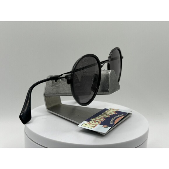 Vintage Refurbished Eyeglasses Round Metal Frame Nat & Coco 1315 Grey Lens Y2K main image 7